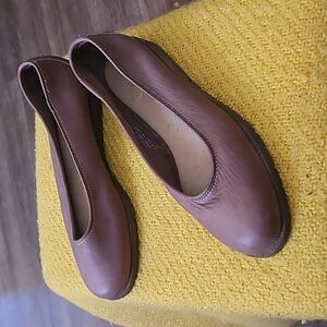 Sport Steps,  brown leather, flats, size 8